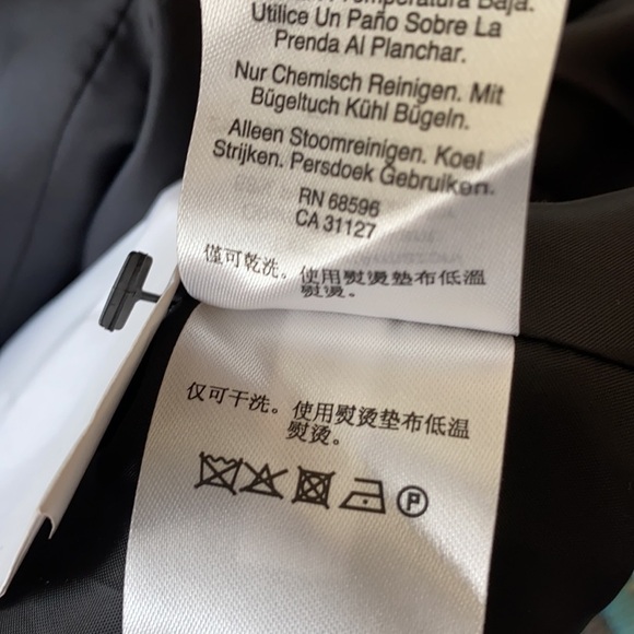 DKNY Houndstooth Collarless Blazer Jacket - Picture 8 of 9